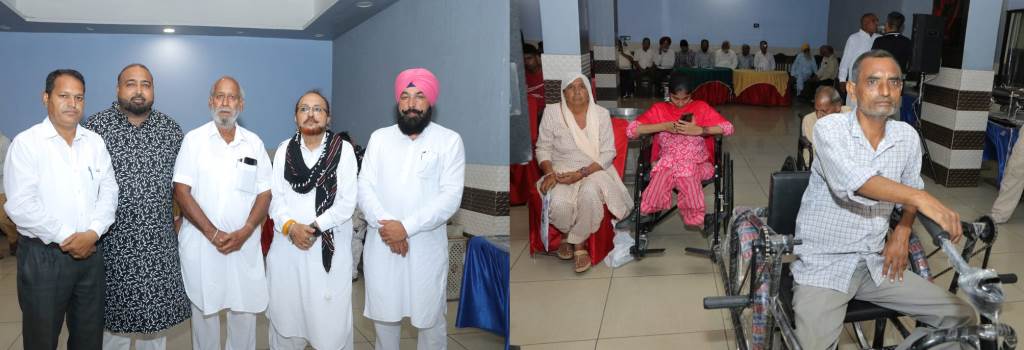 Tricycles distributed by Raju Brothers Welfare Society and Sufi Darbar Management Committee